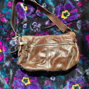Francesco Biasia Brown Leather Bag